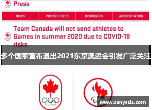 多个国家宣布退出2021东京奥运会引发广泛关注 多个国家宣布退出2021东京奥运会引发广泛关注
